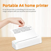 Mini Thermal Printer - Wireless Bluetooth A4 Photo & Document Printer