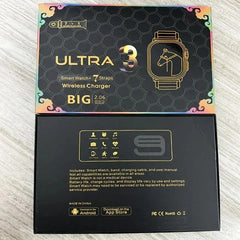 Watch10 Ultra Smartwatch - 2.2" AMOLED Display with 7 Straps