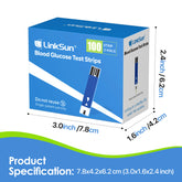 Linksun Glucose Test Strips & Lancets
