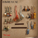 Tassel Flower Leather Charm