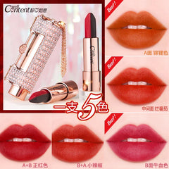 5-in-1 Matte Velvet Lipstick - Long-Lasting Lip Tint