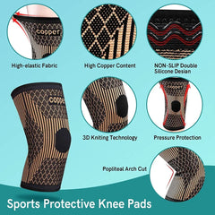 Copper Compression Knee Sleeve