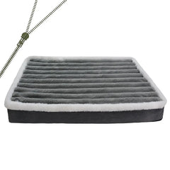 Zippered Washable Dog Bed – Plush & Practical