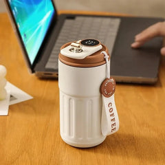 Smart Temperature Display Mug – Stainless Steel Insulated Coffee Cup