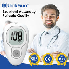 LinkSun Blood Glucose Meter G-425-3 – No-Code Diabetes Test Kit