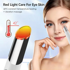 5-in-1 Eye Beauty Device – LED Red Light Therapy Facial Massager for Dark Circles & Puffiness