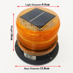 Solar Emergency Warning Light – Wireless Magnetic Beacon