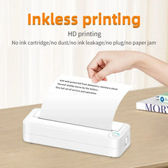 Mini Thermal Printer - Wireless Bluetooth A4 Photo & Document Printer