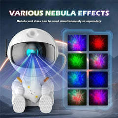 Astronaut Galaxy Star LED Projector Lamp for Kids' Room Decor