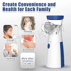 Portable Mesh Nebulizer & Infrared Thermometer + Pulse Oximeter Kit