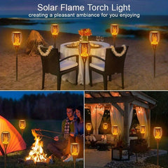 Led Solar Simulation Flame Lamps Waterproof Garden Decoration 1/2/4/8/12pcs 12