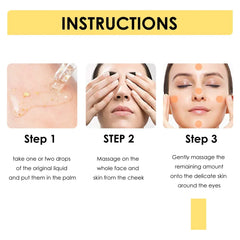 24K Gold Face Serum - Korean Hyaluronic Acid Essence