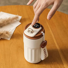 Smart Temperature Display Mug – Stainless Steel Insulated Coffee Cup