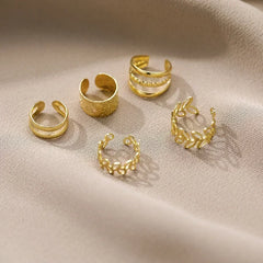5-Piece Earring Set – Fashion Cartilage & Double S