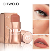 3-in-1 Lipstick & Blush Stick - Waterproof & Buildable