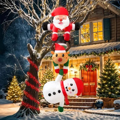 8FT Inflatable Climbing Santa (LED)