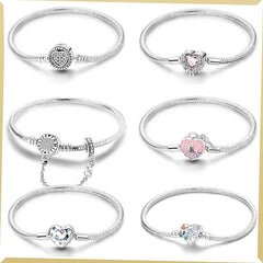 Sterling Silver Heart Bracelet