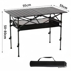 Adjustable Foldable Camping Table – Lightweight & All-Terrain
