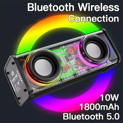 Transparent RGB Bluetooth Speaker