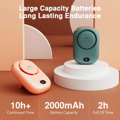 Mini Neck Fan with LED Display