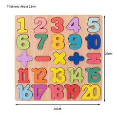 3D Wooden Montessori Puzzle for Kids