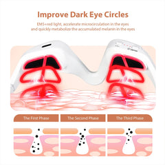 3D Eye Massager – Fatigue Relief & Dark Circle Lightening, Smooths Fine Lines for Eye Care