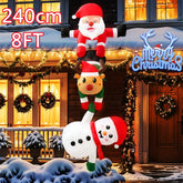 8FT Inflatable Climbing Santa (LED)