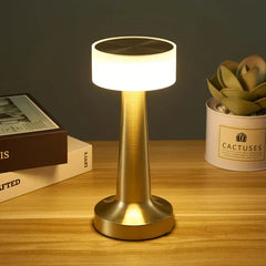 Cordless LED Touch Table Lamp - Wireless Night Light for Bedside