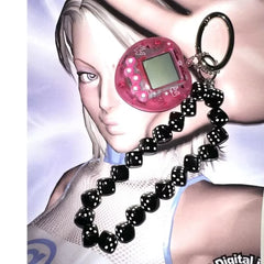 Rainbow Console Y2K Keychain