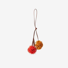 Tassel Flower Leather Charm