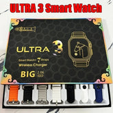 Watch10 Ultra Smartwatch - 2.2" AMOLED Display with 7 Straps