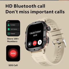 Men’s Waterproof Smartwatch with Bluetooth Calls & Fitness Tracking