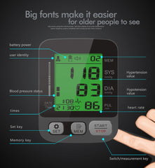 KIUZOU Automatic Blood Pressure Monitor – Upper Arm Digital BP Meter