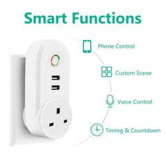 Smart WiFi Power Plug – Universal Control Adapter
