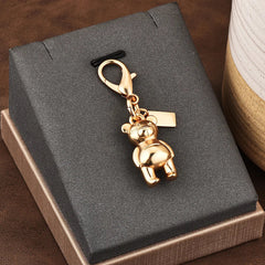 Cherry Bear & Dog Keychain