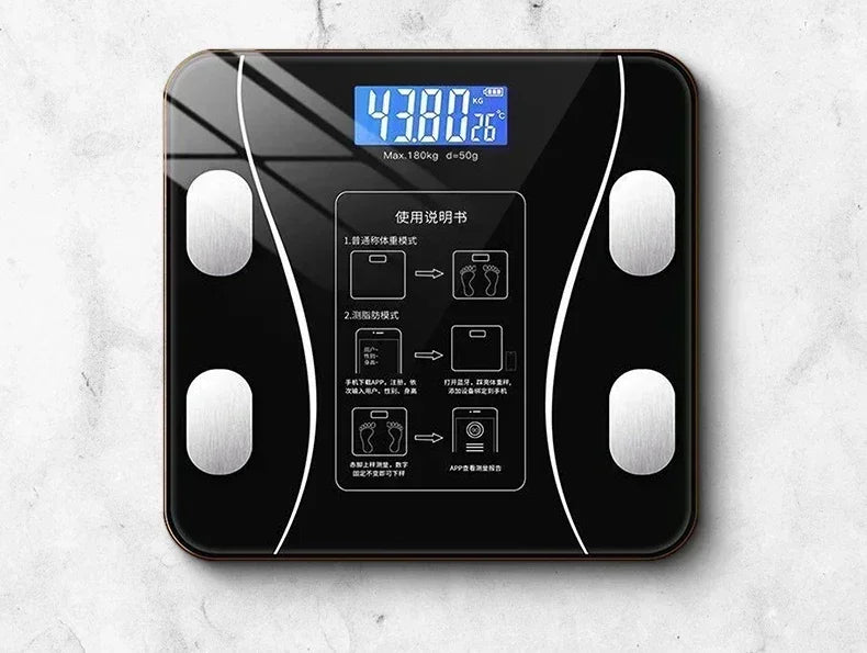 Bluetooth Body Fat Scale - Smart Mode for Weight Management