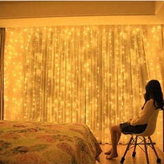 Christmas LED Fairy Lights - 8 Modes USB Curtain Decor