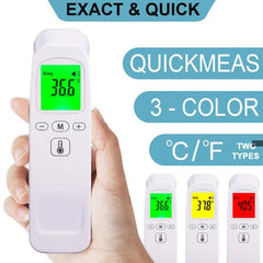 AiQUE Infrared Thermometer – Digital Non-Contact Body Temperature Meter