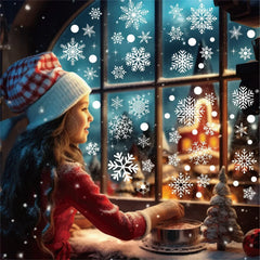 Snowflake Window Stickers – Christmas Edition