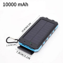 Solar Waterproof Power Bank 10.000mAh
