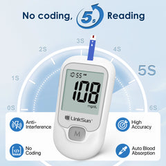 LinkSun G-425 Blood Glucose Meter Kit