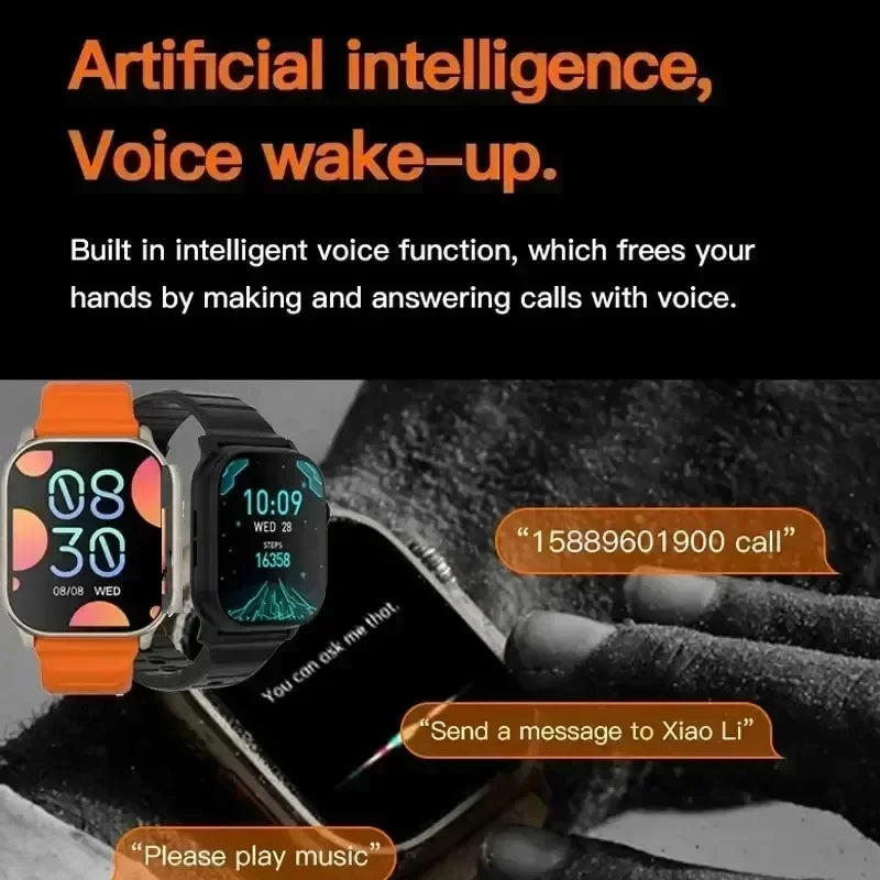Watch10 Ultra Smartwatch - 2.2" AMOLED Display with 7 Straps