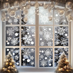 Snowflake Window Stickers – Christmas Edition