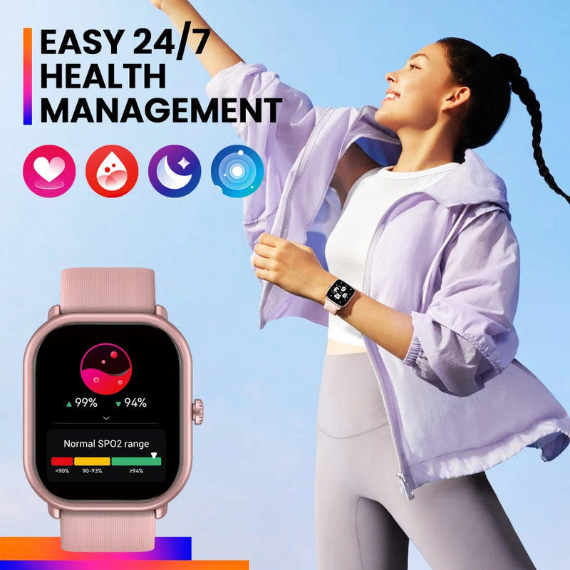 Zeblaze GTS 3 Pro Smartwatch with Voice Call & Health Tracking