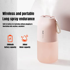 Portable Aroma Mist Humidifier (300ml)