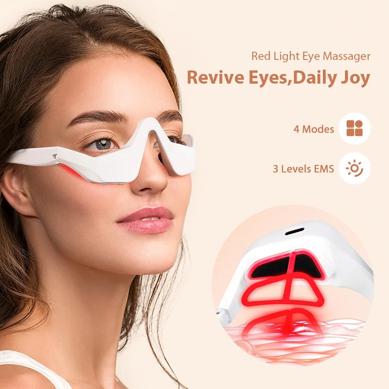 3D Eye Massager – Fatigue Relief & Dark Circle Lightening, Smooths Fine Lines for Eye Care