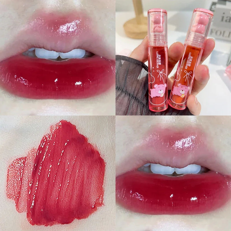 Crystal Jelly Lip Gloss - Korean-Style Glossy Lipstick