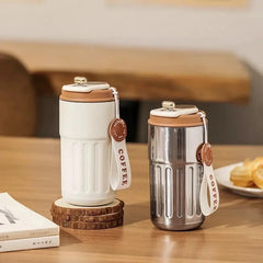 Smart Temperature Display Mug – Stainless Steel Insulated Coffee Cup