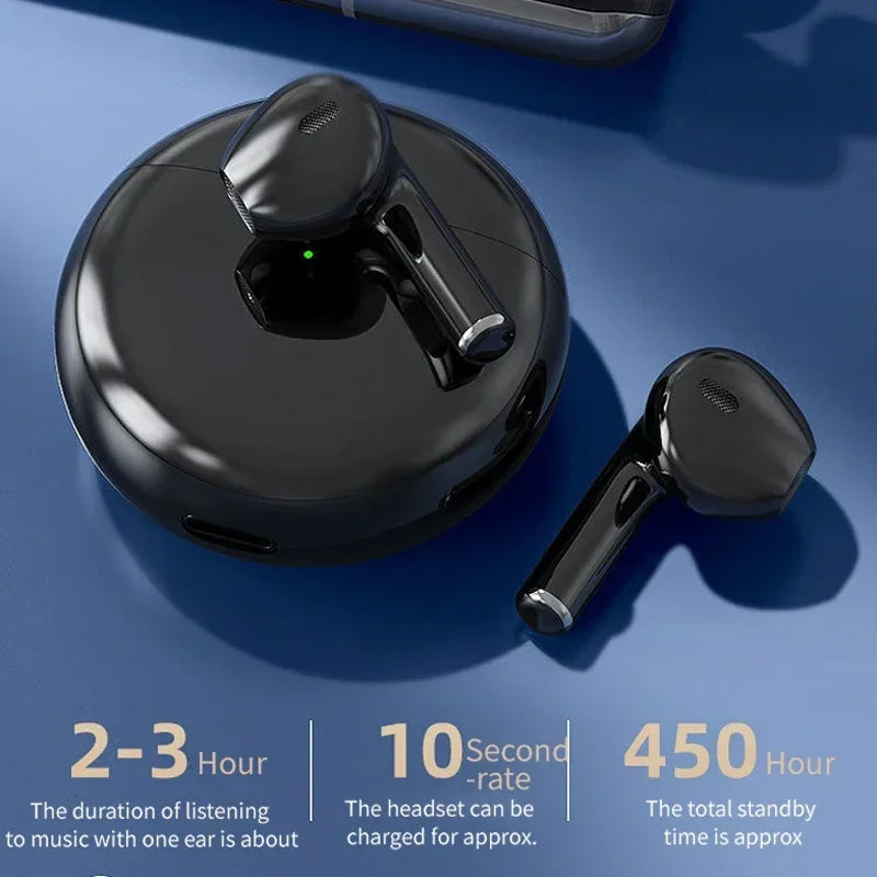 Pro 6 TWS Bluetooth Earbuds - Stereo Sound & Charging Case