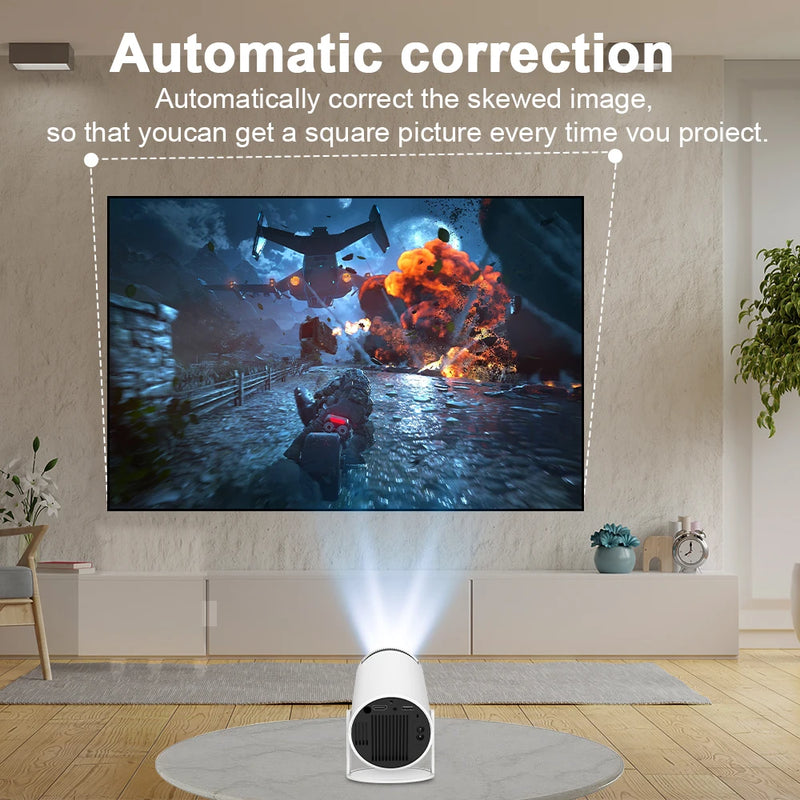 Magcubic 4K Wifi6 Projector, Android 11, Portable Home Cinema